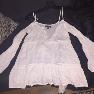 Kendall and Kylie XS off the shoulder flow shirt